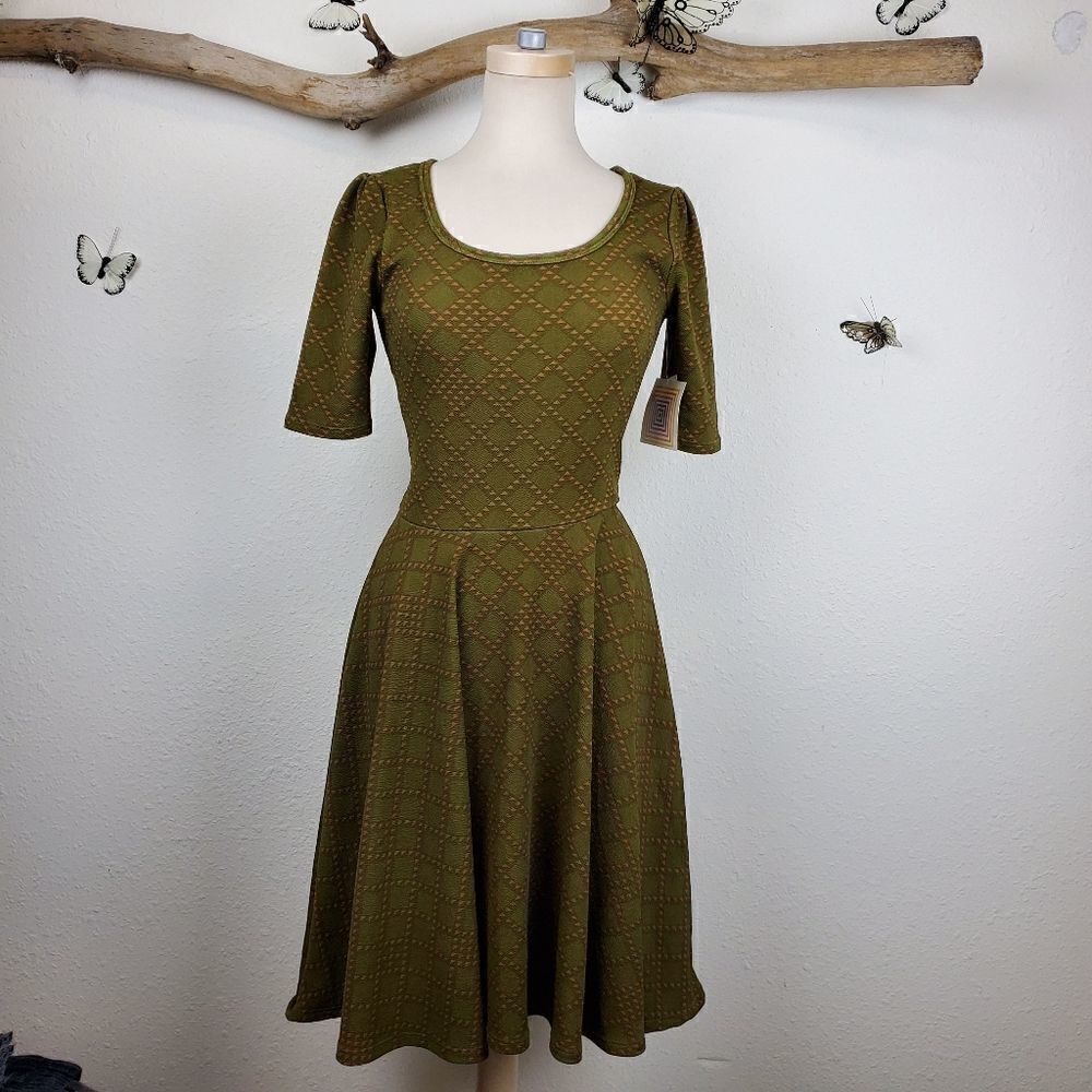 Lularoe Nicole earth tones new